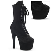 7 Inch Heel ADORE-1045VEL Black Velvet